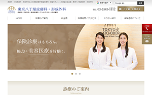 東京八丁堀皮膚科・形成外科HP画像